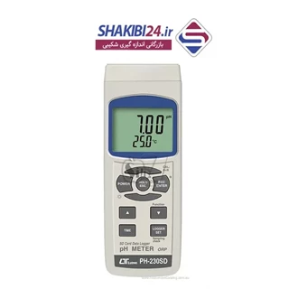 اسید سنج دیجیتال با قابلیت اتصال کارت حافظه لوترون مدل PH-230SD