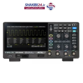 اسیلوسکوپ دیجیتال حافظه دار 2 کاناله 200 مگاهرتز GPS-2202HD